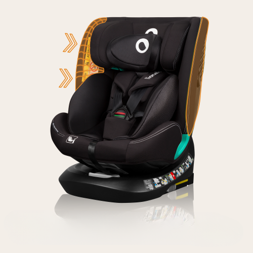 Lionelo Bastiaan One i-Size Black Carbon — Kindersit